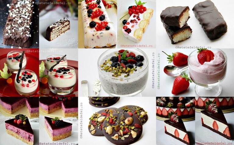 Dulciuri fără zahăr - rețete pentru toate vârstele